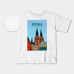 Uppsala Sweden Kids T-Shirt